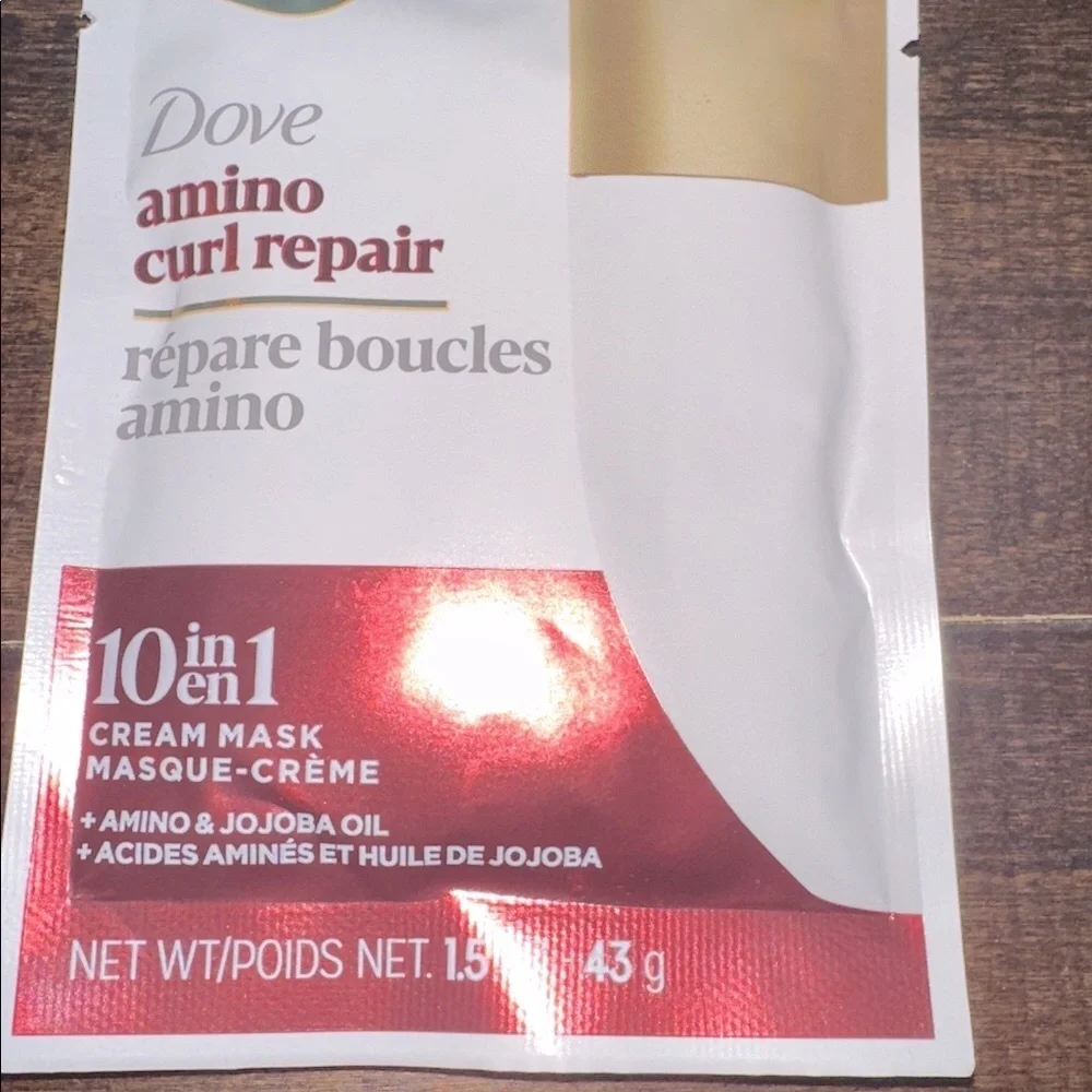 Amino Curl Repair 10 in 1 Cream Mask - sample pack size